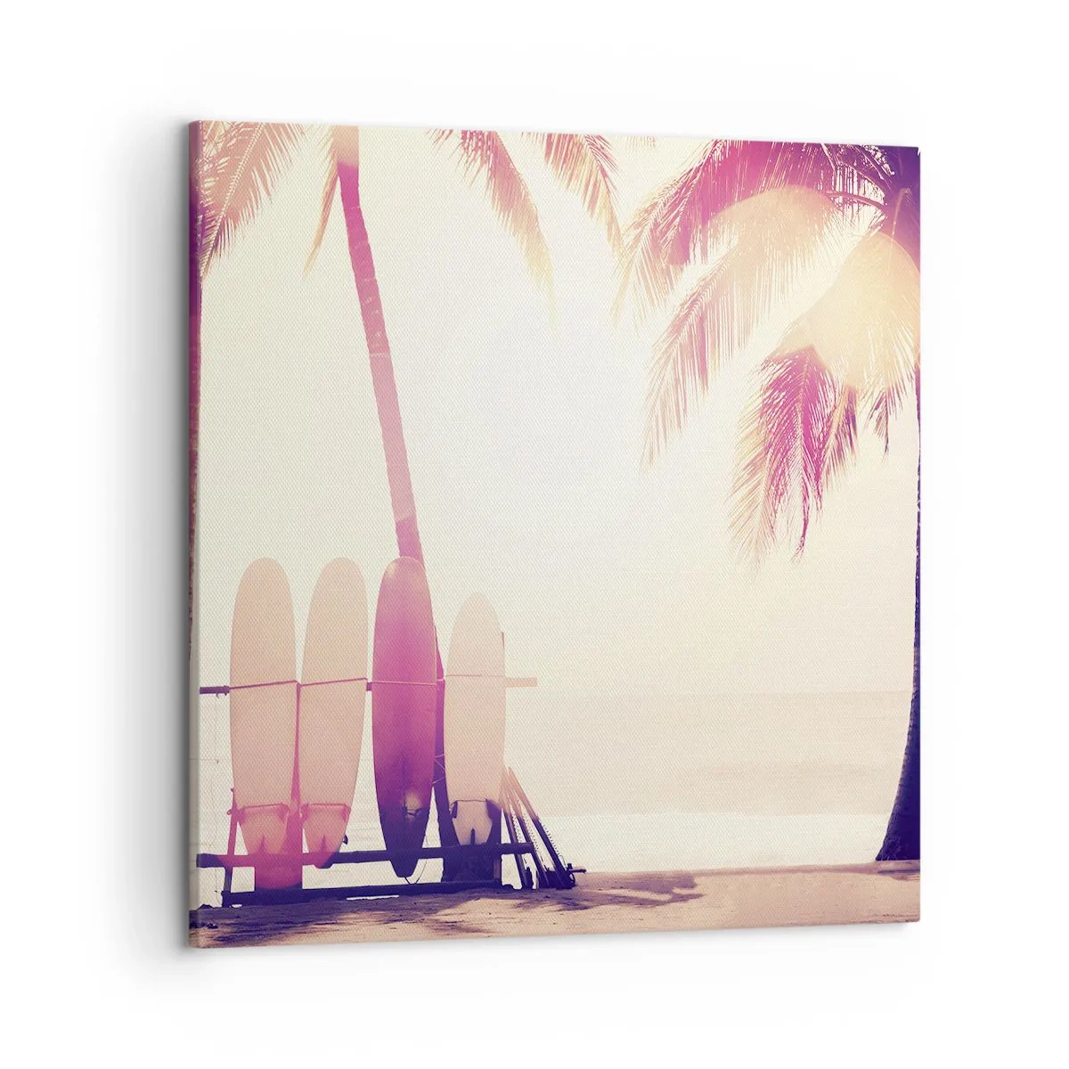 Bild auf Leinwand - Leinwandbild - Es wird ein toller Tag - 50x50 cm