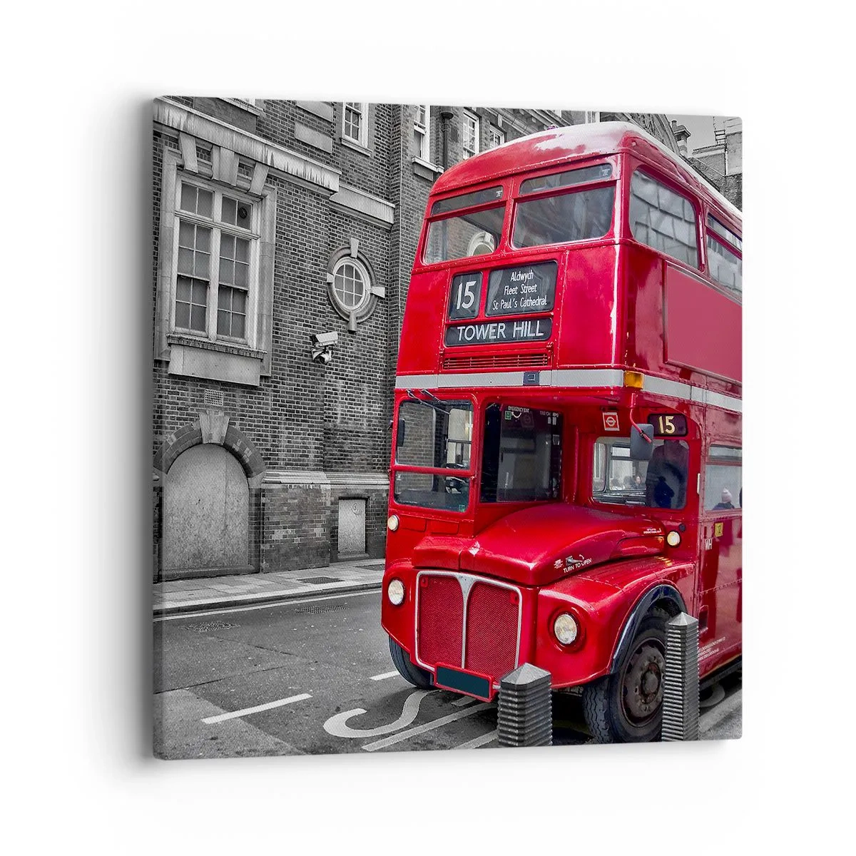 Bild auf Leinwand - Leinwandbild - Immer gleich - 40x40 cm