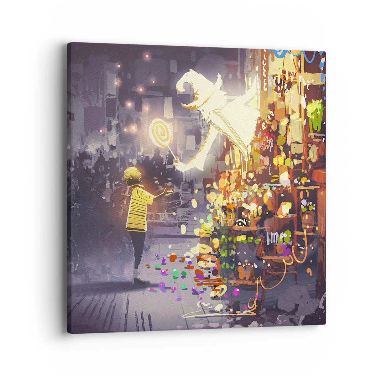 Bild auf Leinwand - Leinwandbild - Magie ist da - 40x40 cm