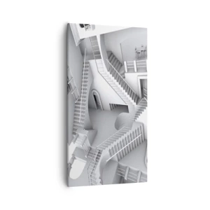 Bild auf Leinwand - Leinwandbild - Die Paradoxien des Weltraums - 55x100 cm