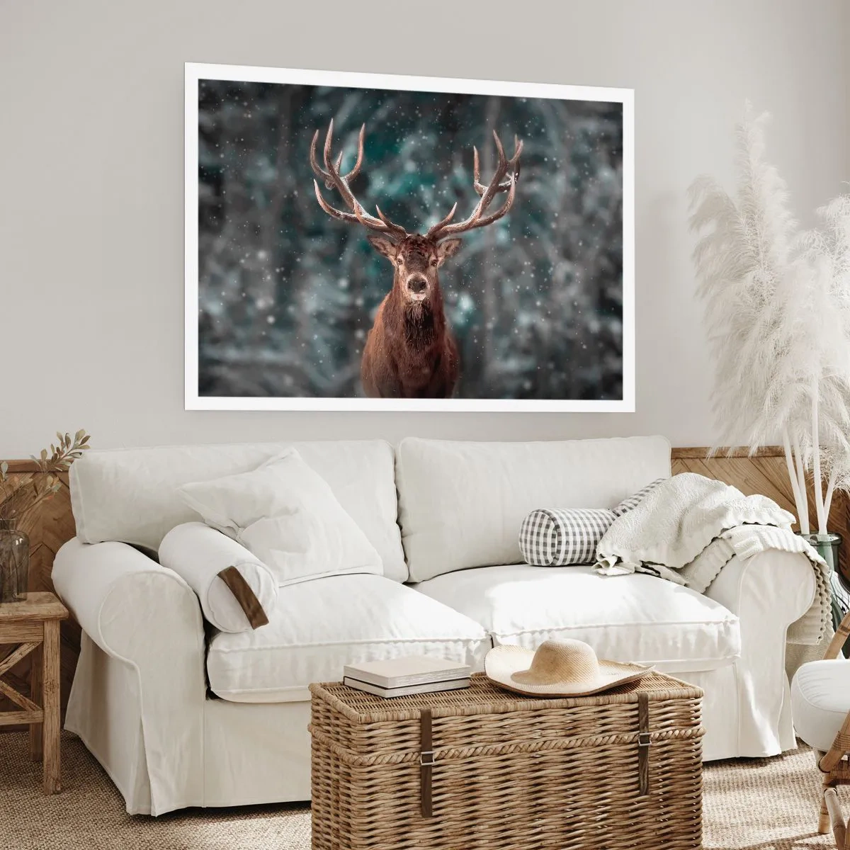 Poster - Gekrönter König des Waldes - 50x40 cm
