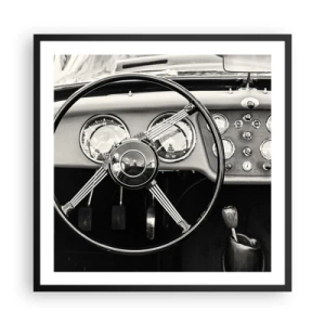 Poster in einem schwarzem Rahmen - Ein Sammlertraum - 60x60 cm