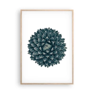 Poster in einem Rahmen aus heller Eiche - Stern der Wüste - 70x100 cm