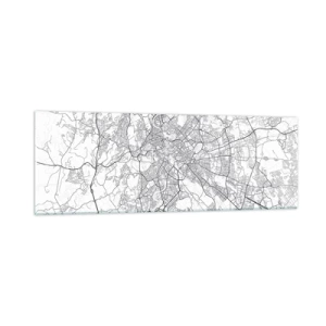 Glasbild - Bild auf glas - Römischer Kreis - 90x30 cm