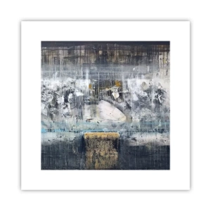 Poster - Wie auf Eis, wie nach Dezember - 30x30 cm