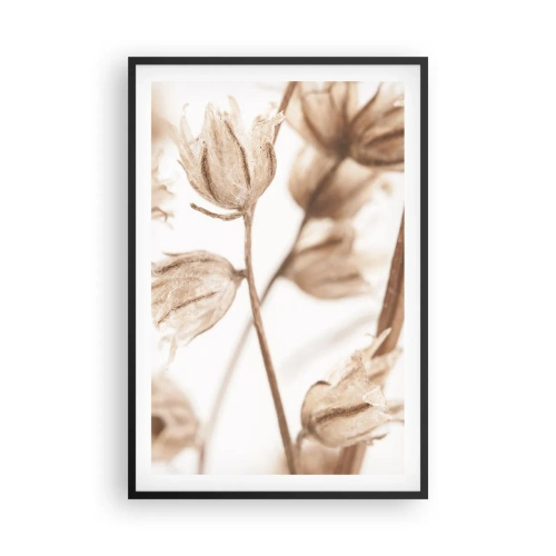 Poster in einem schwarzem Rahmen - Sie rufen am Ende des Sommers an - 61x91 cm