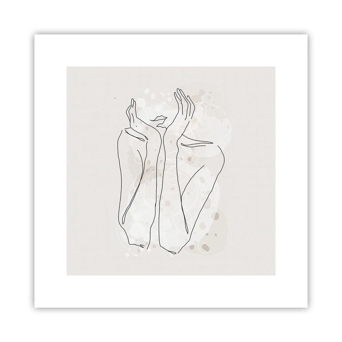 Poster - Ein träumerischer Moment - 30x30 cm