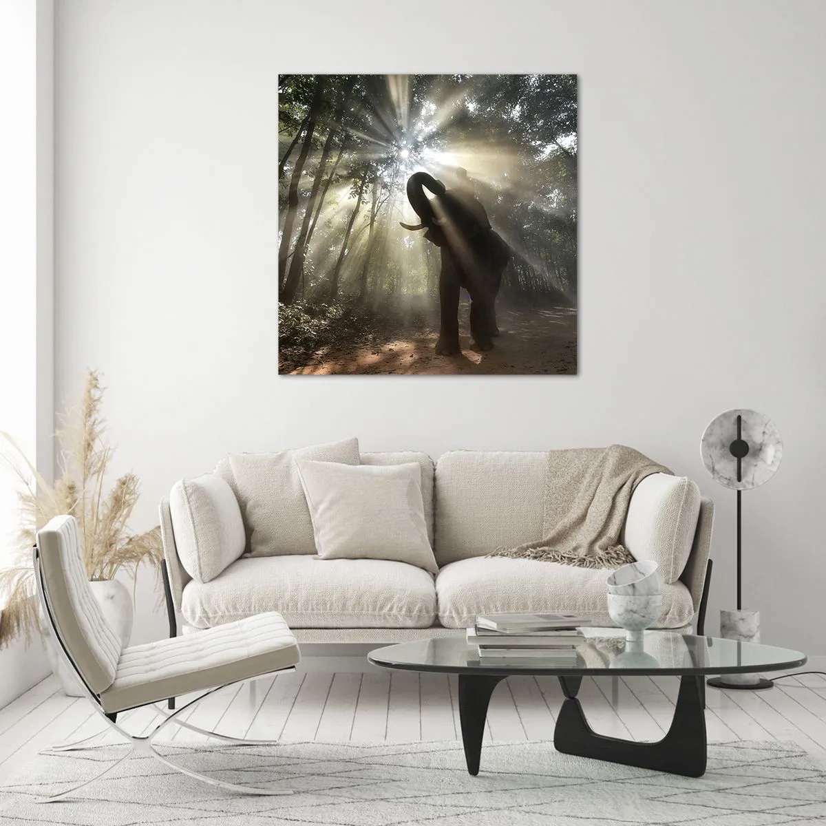 Glasbild - Bild auf glas - Unter dem Glücksstern - 70x70 cm