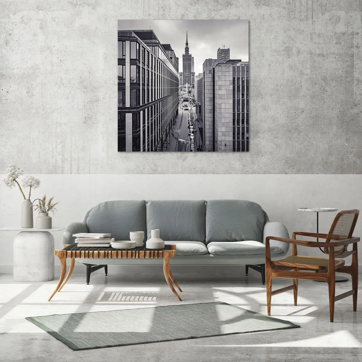 Glasbild - Bild auf glas - Warschauer Tal - 70x70 cm