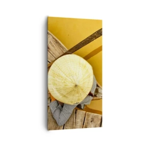 Bild auf Leinwand - Leinwandbild - Leben am Gelben Fluss - 65x120 cm