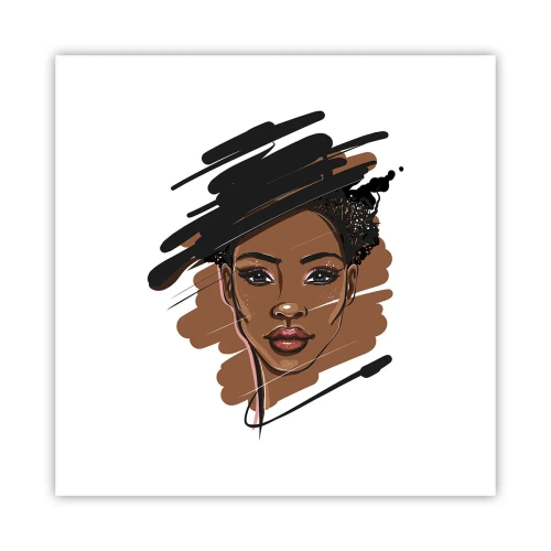 Poster - Süß wie Schokolade - 40x40 cm