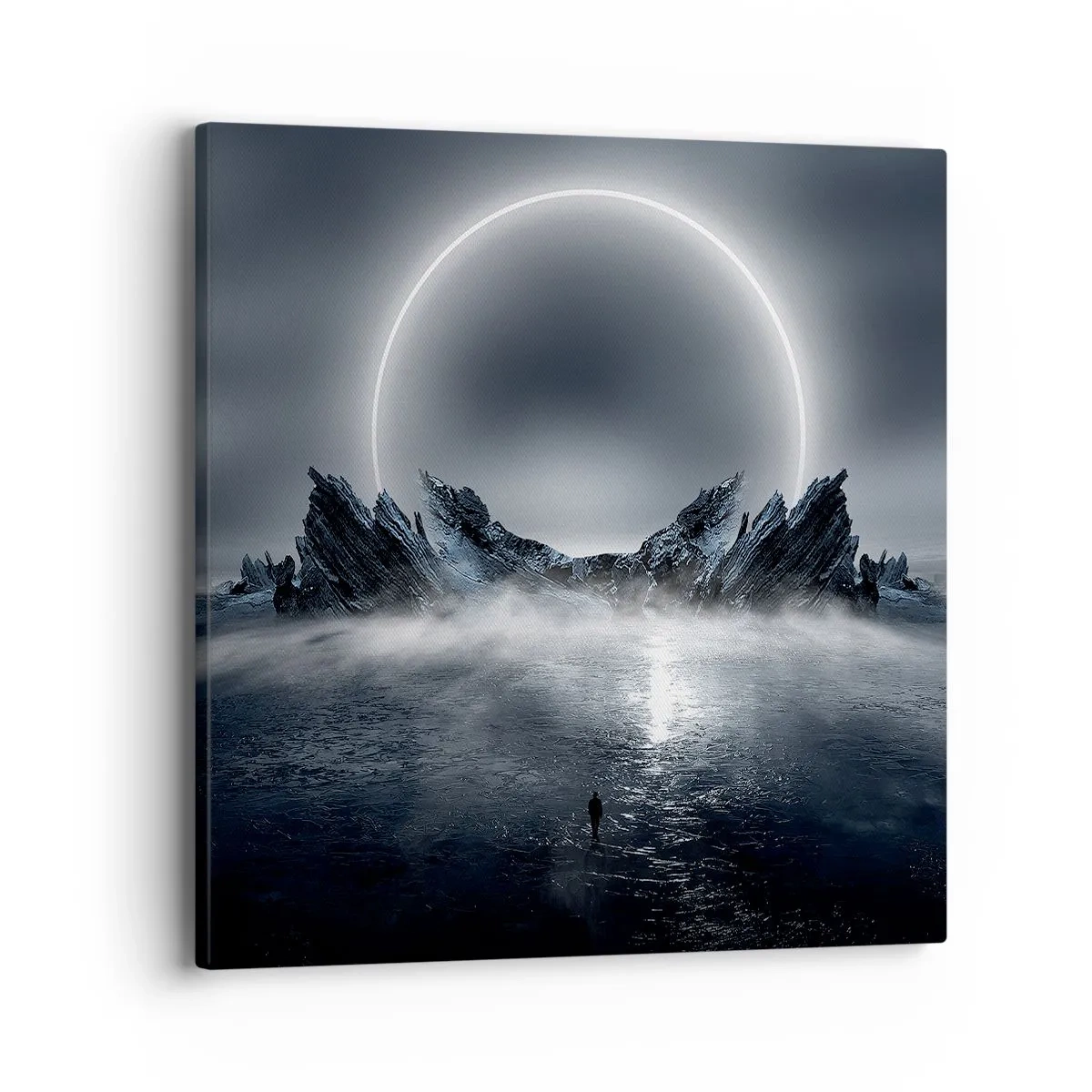 Bild auf Leinwand - Leinwandbild - Ende der Geschichte - 40x40 cm