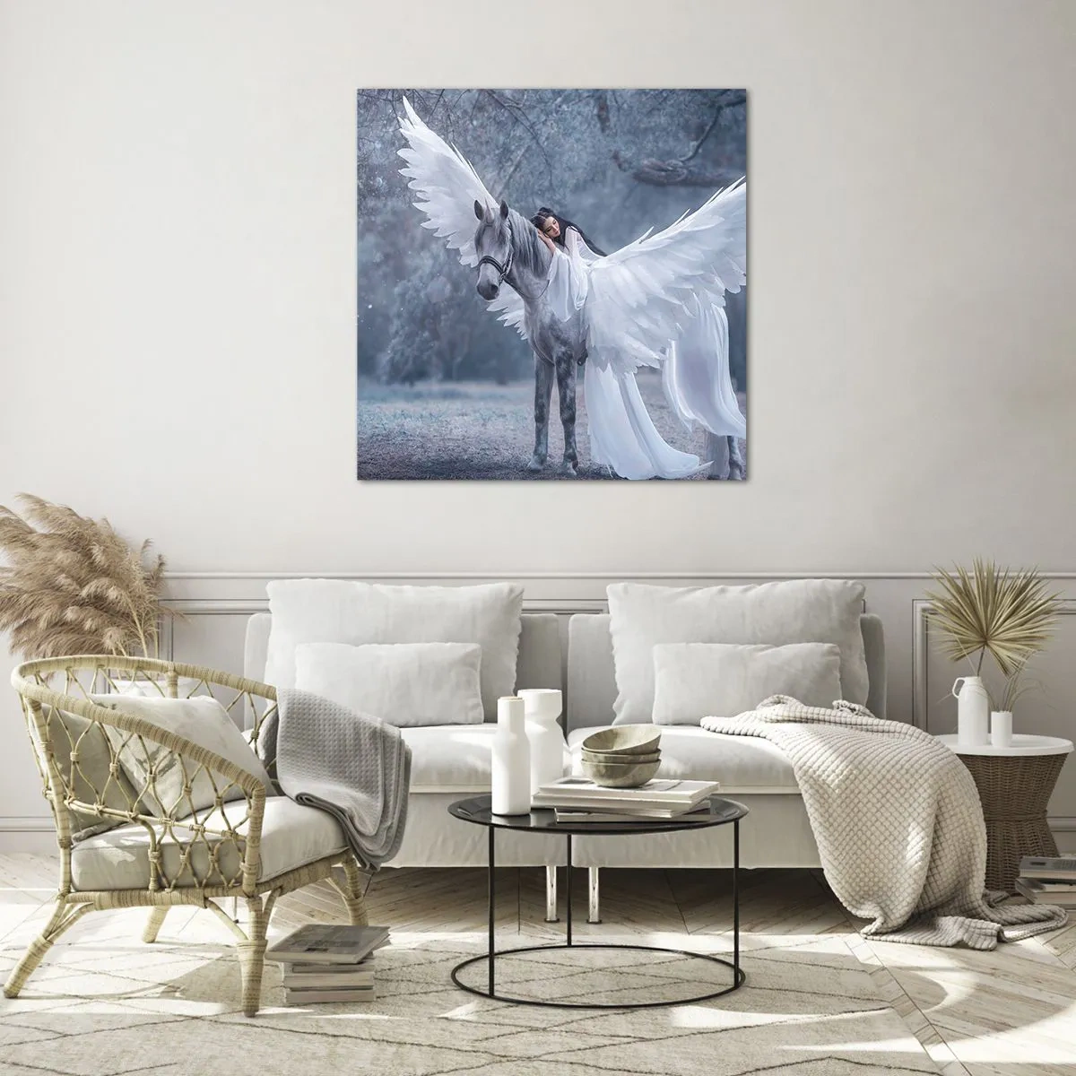 Glasbild - Bild auf glas - Ein inspirierter Moment - 30x30 cm