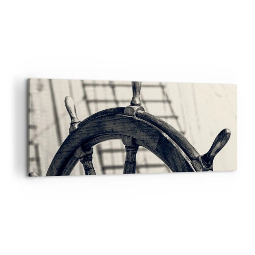 Bild auf Leinwand - Leinwandbild - Meeresgeschichten - 100x40 cm