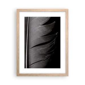 Poster in einem Rahmen aus heller Eiche - Stift – ein wunderbares Design - 30x40 cm