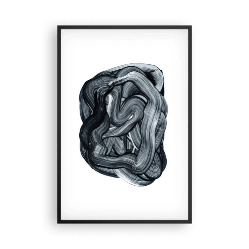 Poster in einem schwarzem Rahmen - Es ist nicht so einfach - 61x91 cm