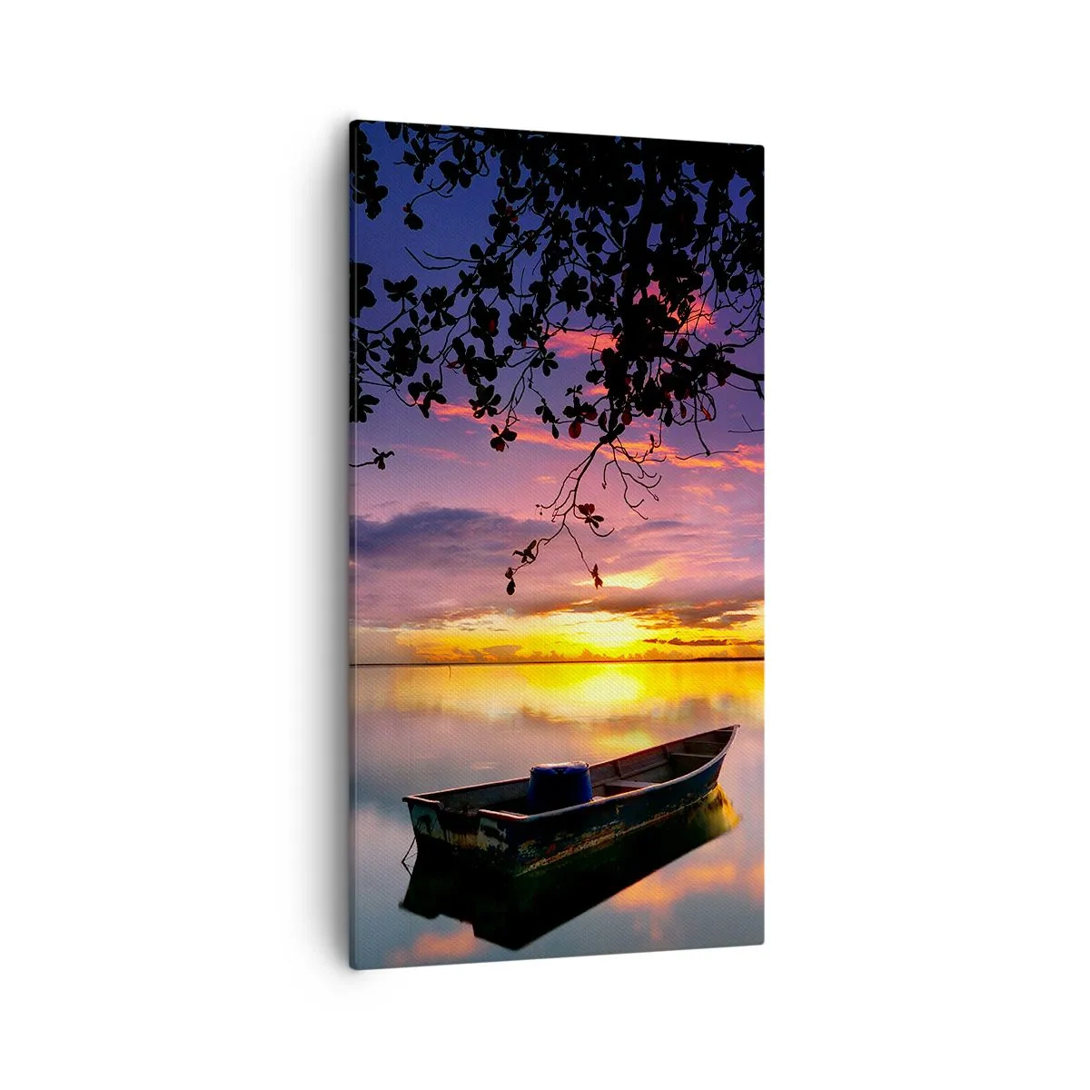 Bild auf Leinwand - Leinwandbild - Du scheinst mitten am Himmel zu hängen... - 55x100 cm