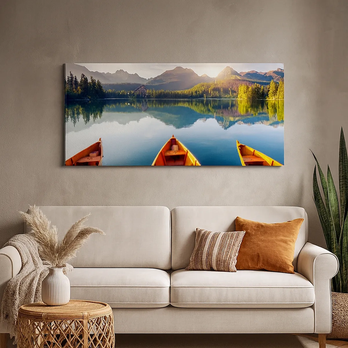 Bild auf Leinwand - Leinwandbild - Nichts gegen die Natur - 30x30 cm