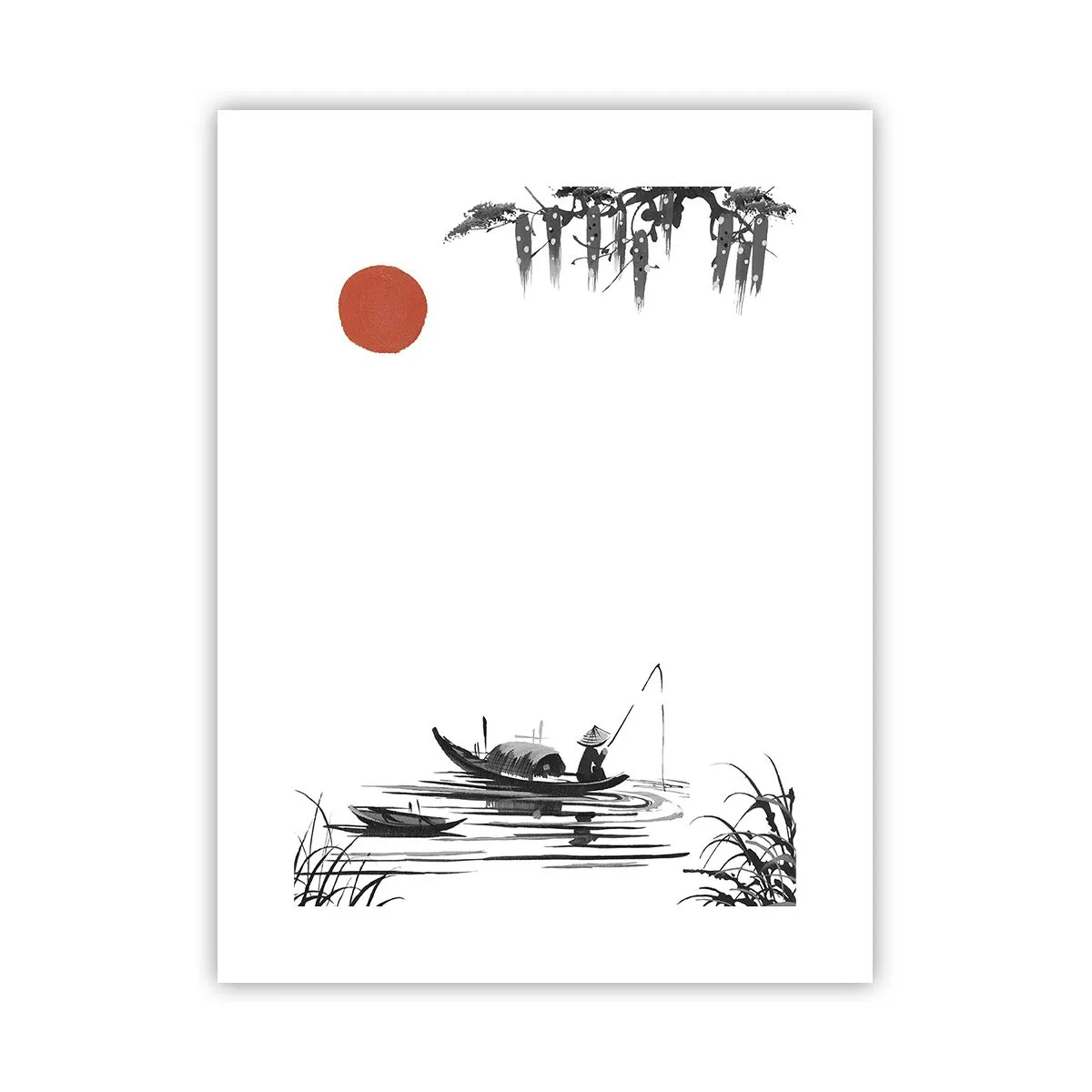Poster - Asiatischer Nachmittag - 30x40 cm