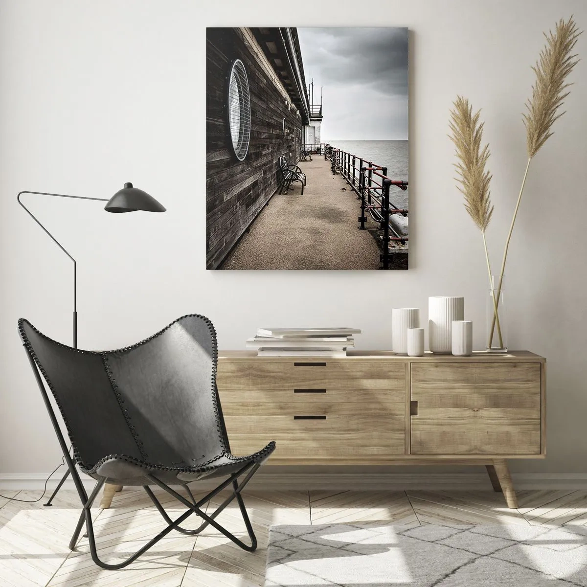 Glasbild - Bild auf glas - Die Zeit blieb stehen - 80x120 cm