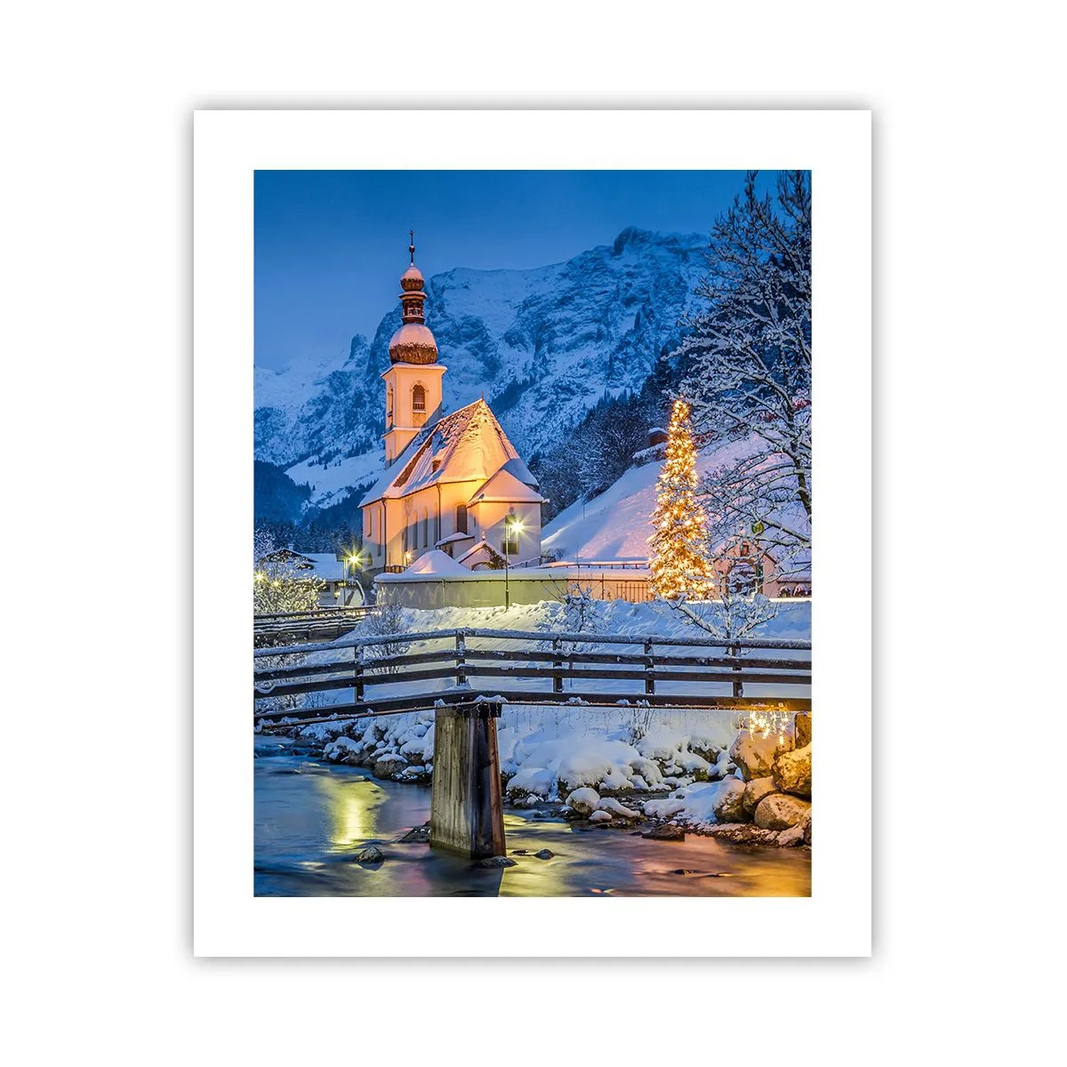 Poster - Weihnachtsgeist - 40x50 cm