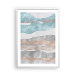 Poster in einem weißen Rahmen - Studie über Nähe - 50x70 cm