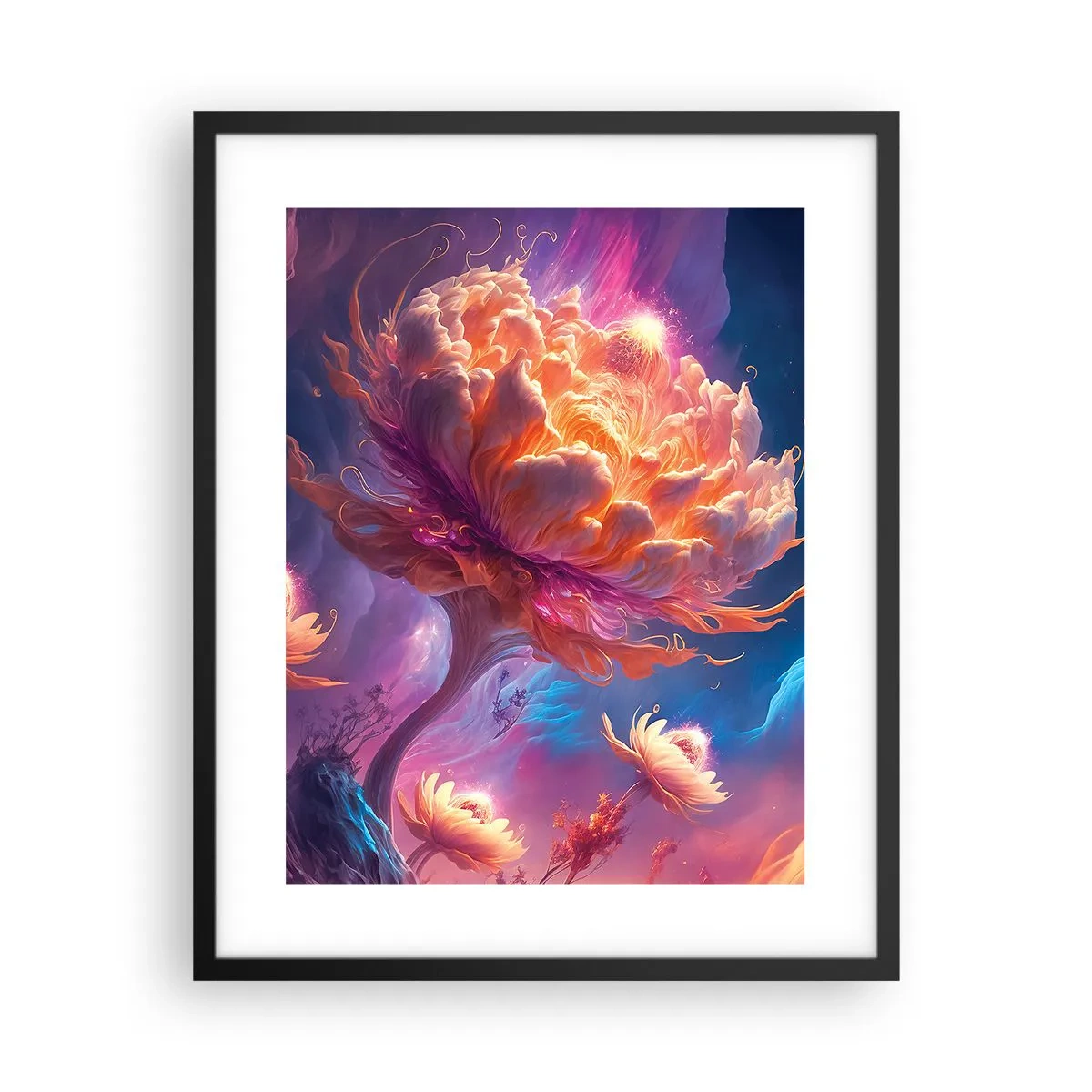 Poster in einem schwarzem Rahmen - Andere Welt - 40x50 cm