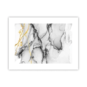 Poster - Komposition mit Goldmotiv - 40x30 cm