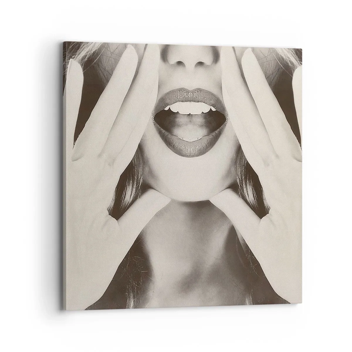 Bild auf Leinwand - Leinwandbild - Ich komme schon! - 70x70 cm