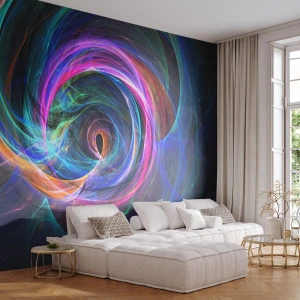 Fototapete Standard Eco - Wohin wirst du mich bringen? - Abstraktion, Stück, Wirbel - 300x210 cm