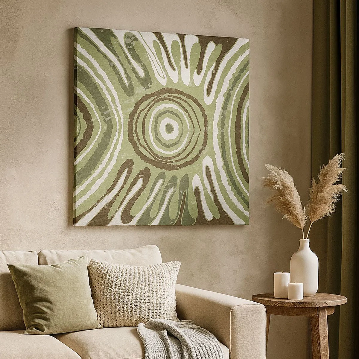 Bild auf Leinwand - Leinwandbild - Explosion von Emotionen - 30x30 cm