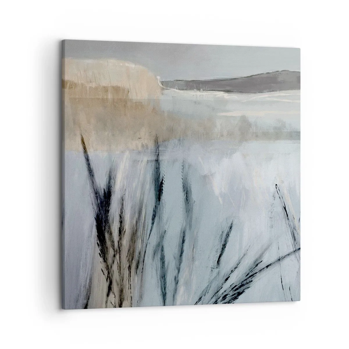 Bild auf Leinwand - Leinwandbild - Winterfelder - 50x50 cm