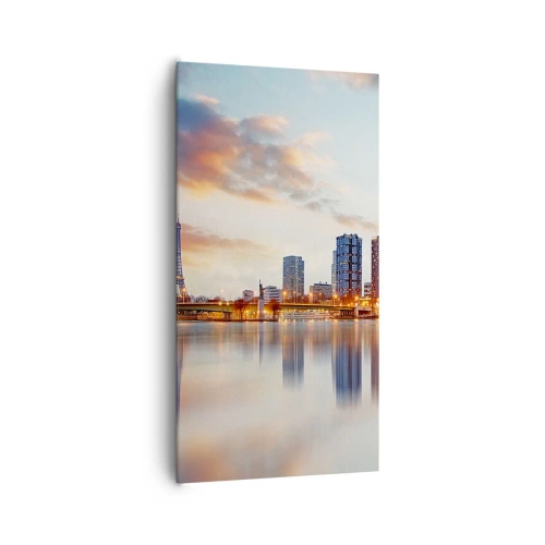 Bild auf Leinwand - Leinwandbild - Die monumentale Ruhe von Paris - 65x120 cm