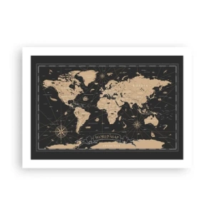 Poster - Die Grenzen meiner Welt - 70x50 cm