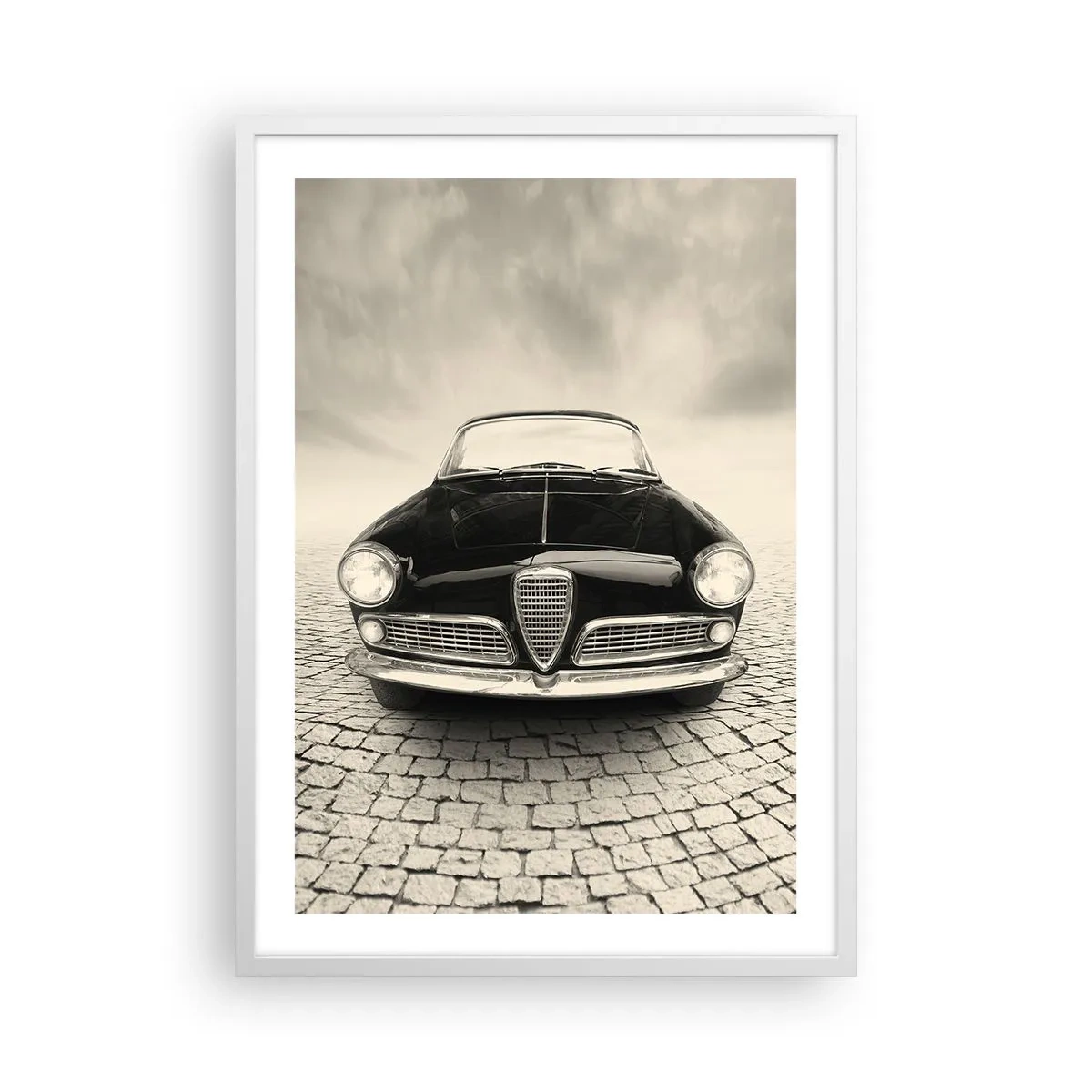 Poster in einem weißen Rahmen - Man muss mich einfach lieben - 50x70 cm