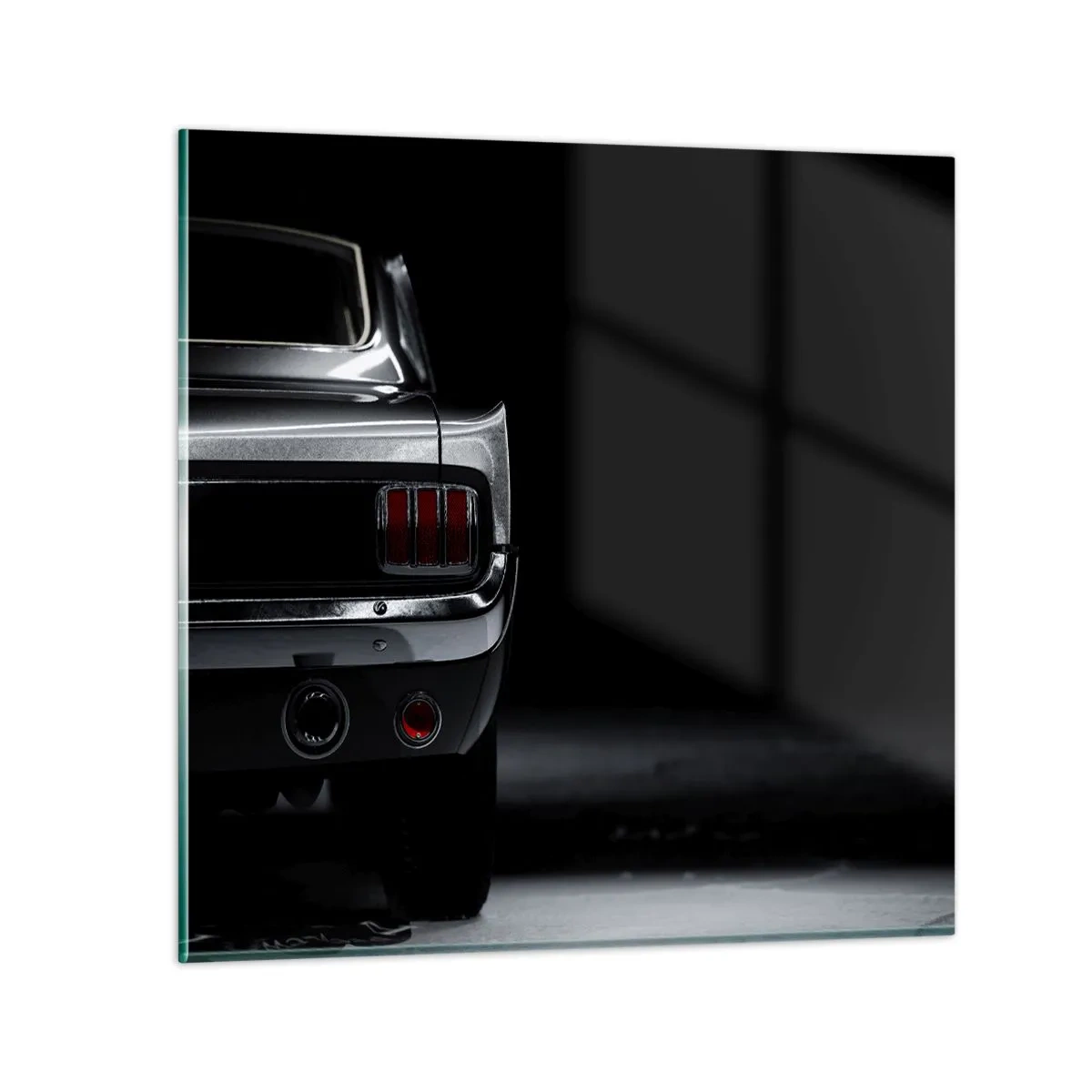 Glasbild - Bild auf glas - Charme des Klassikers - 60x60 cm