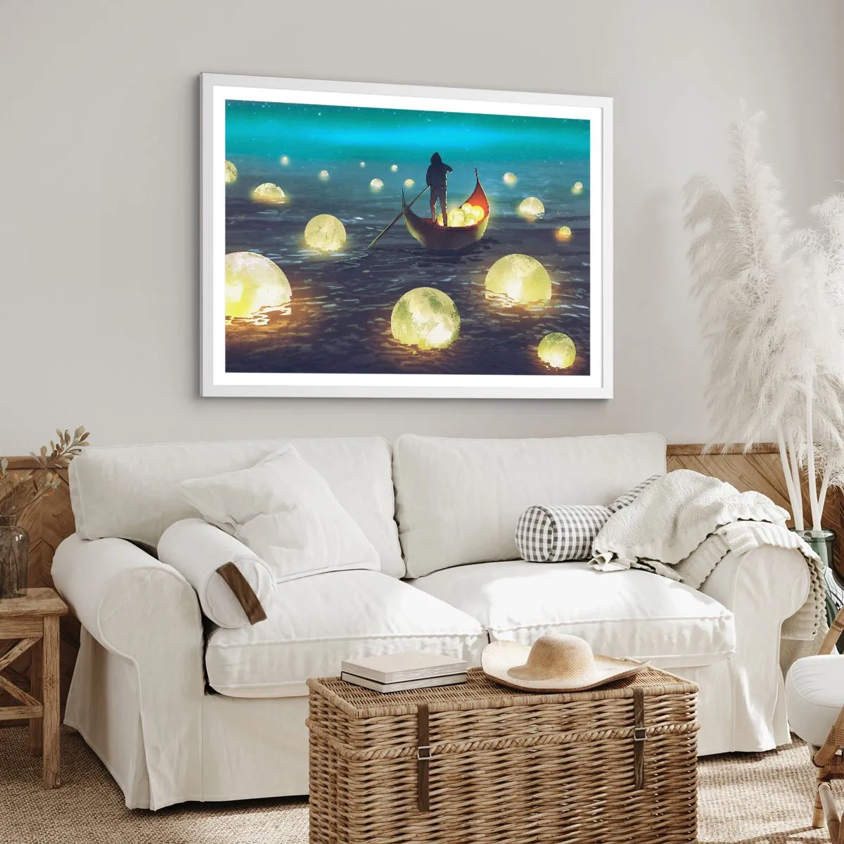 Poster in einem weißen Rahmen - Dinge, von denen Philosophen nie geträumt haben - 70x50 cm