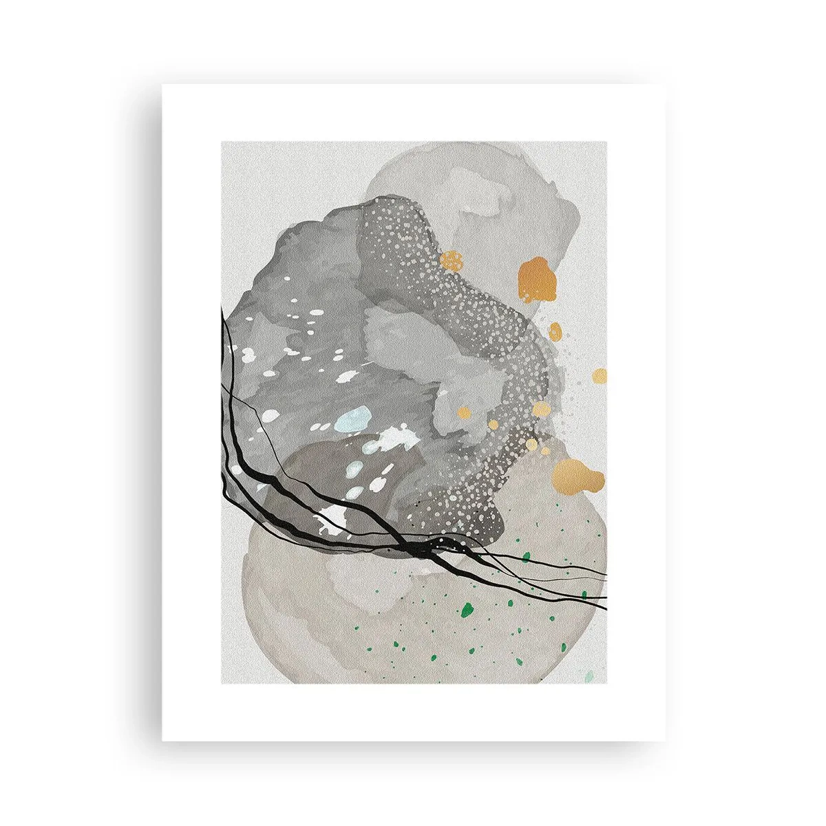 Poster - Organische Komposition - 30x40 cm