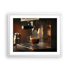 Poster in einem weißen Rahmen - Sinnliche Mischung - 50x40 cm