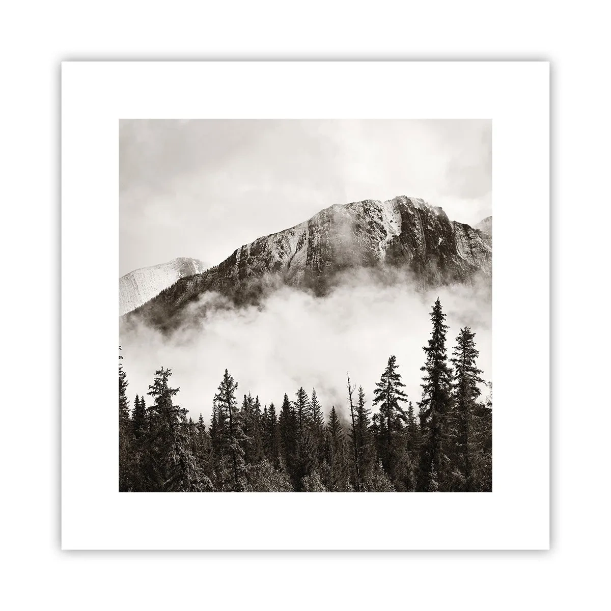 Poster - Lineal aus Granit - 30x30 cm