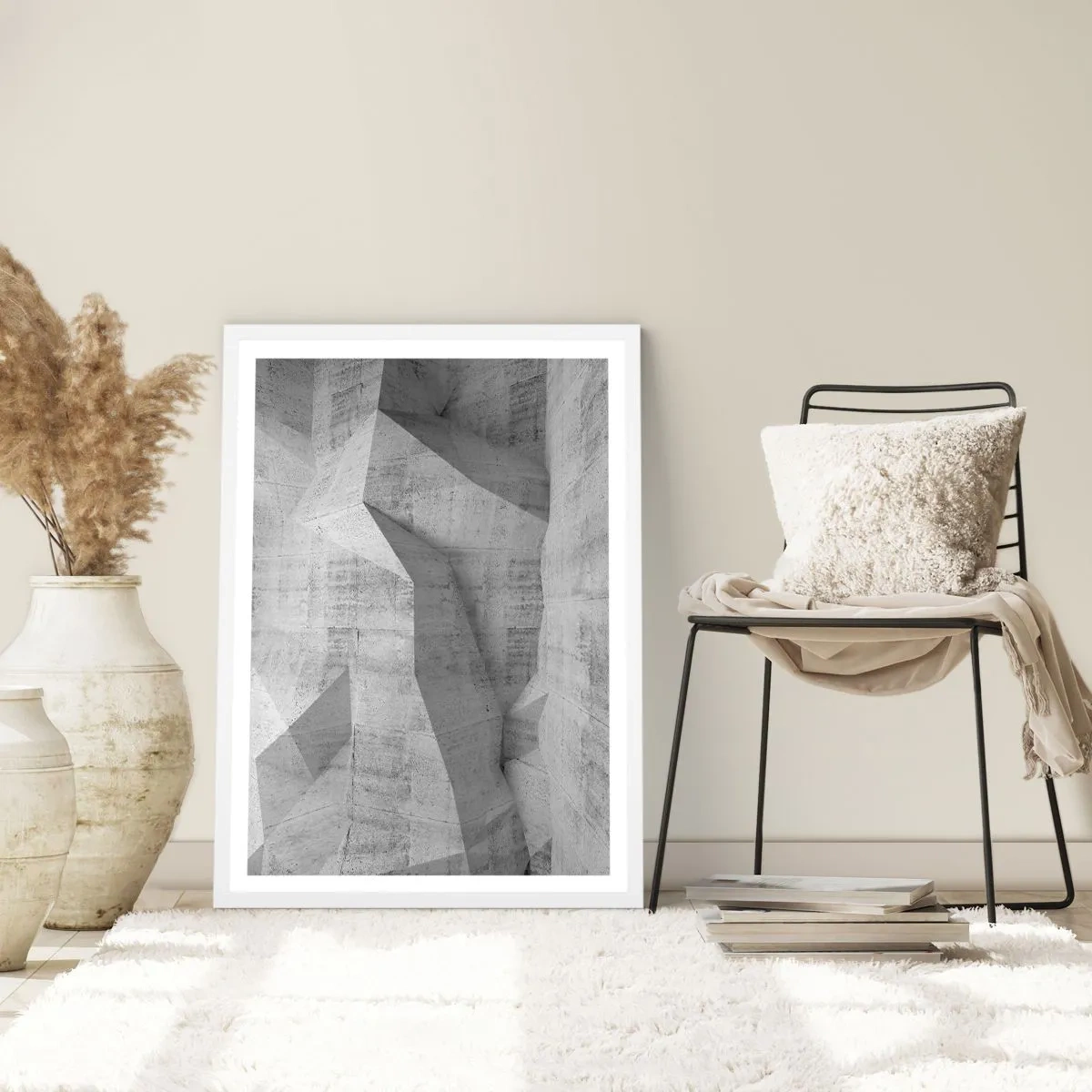 Poster in einem weißen Rahmen - Eine echte Herausforderung - 70x100 cm