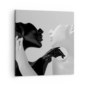 Bild auf Leinwand - Leinwandbild - Anziehung - Begierde - 50x50 cm