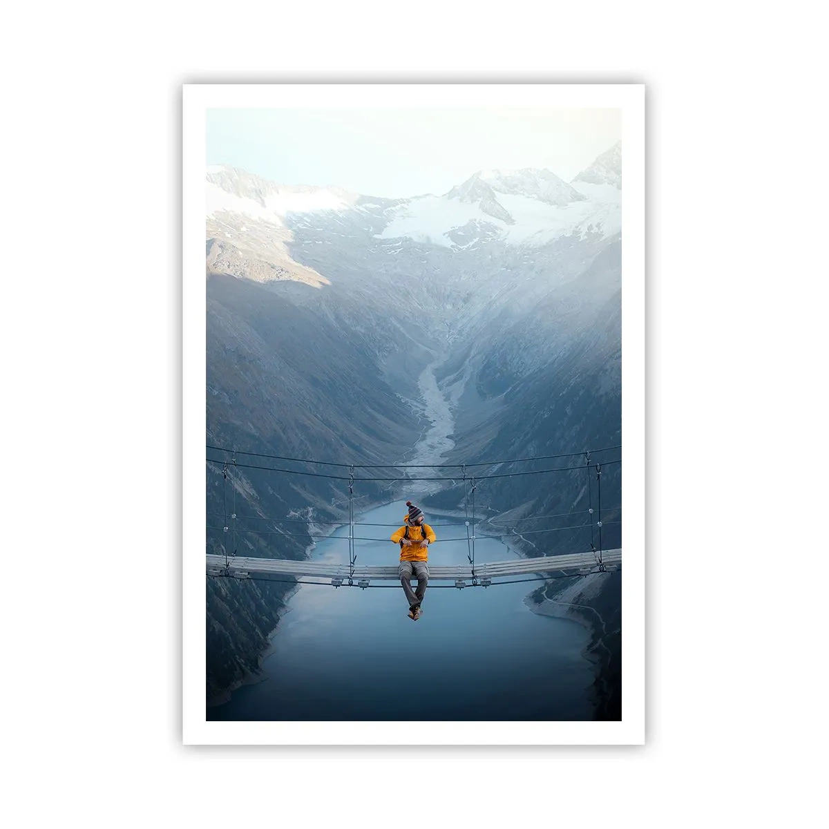 Poster - Entzückt in der Schwebe - 70x100 cm