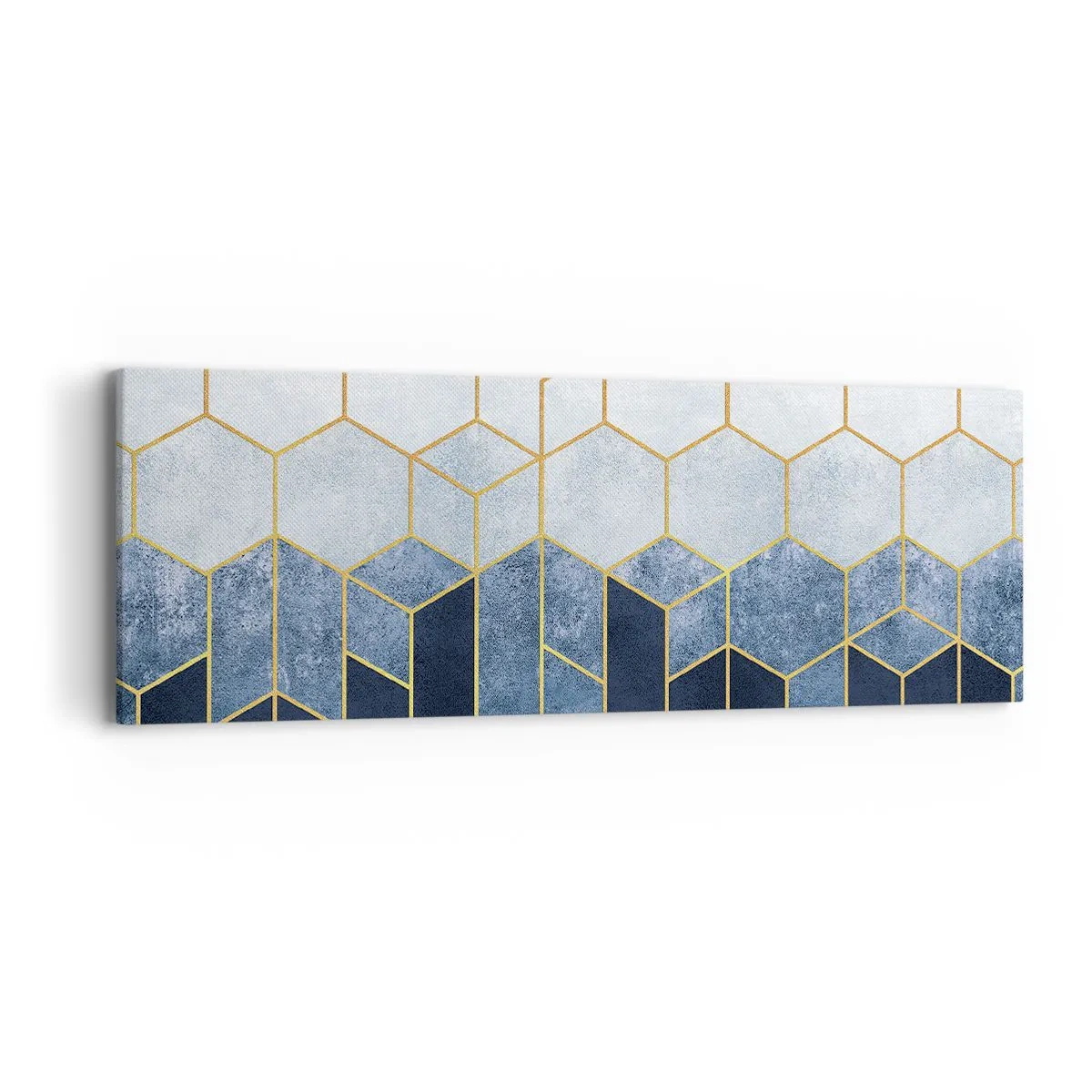 Bild auf Leinwand - Leinwandbild - Komposition im synkopischen Rhythmus - 90x30 cm