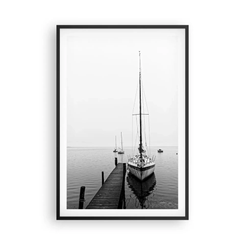 Poster in einem schwarzem Rahmen - Bereit zu gehen - 61x91 cm