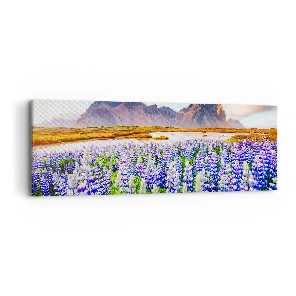 Bild auf Leinwand - Leinwandbild - Kraft und Strenge neben Sanftmut - 90x30 cm