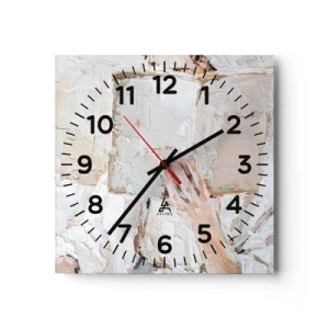 Wanduhr - Glasuhr - In einer anderen Welt - 30x30 cm