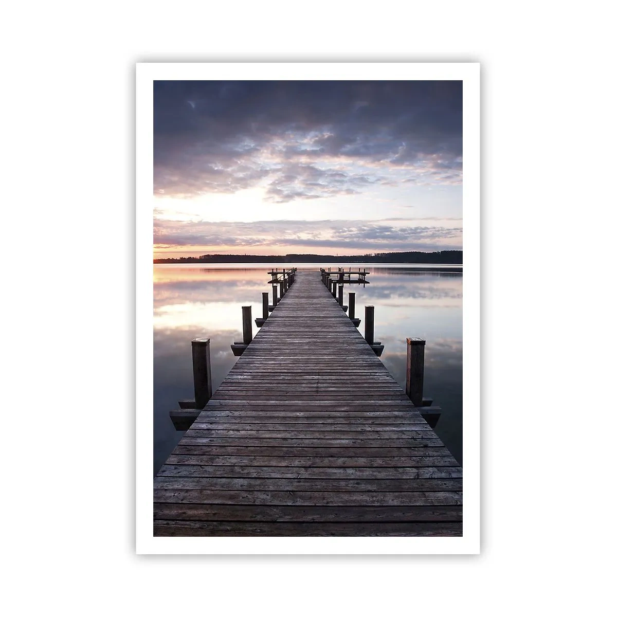 Poster - Eine stille Grenze zwischen Tag und Nacht - 70x100 cm