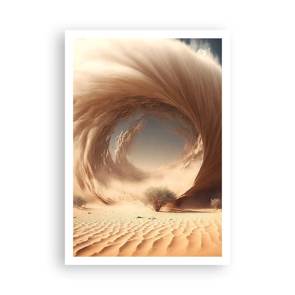 Poster - Geöffnetes Portal - 70x100 cm