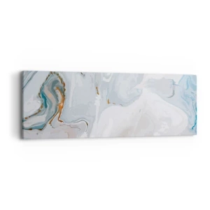 Bild auf Leinwand - Leinwandbild - Das Weiß wird erhoben - 90x30 cm